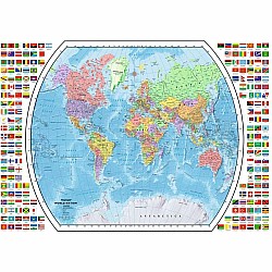 Political World Map (1000 Piece Puzzle)