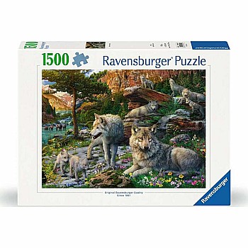 Ravensburger "Wolves in Spring" (1500 Pc Puzzle)