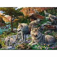 1500 pc Wolves in Spring 