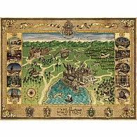 1500 pc Hogwarts Map Puzzle