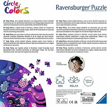 Ravensburger "Circle of Colors: Astrology" (500 Pc Round Puzzle)