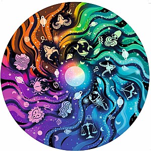 Astrology 500 Piece Round Puzzle