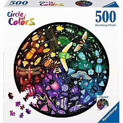 Ravensbuger "Circle of Colors: Insects" (500 Pc Round Puzzle)