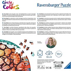Seashells 500 Piece Round Puzzle