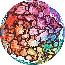 Ravensburger "Circle of Colors: Seashells" (500 Pc Round Puzzle)