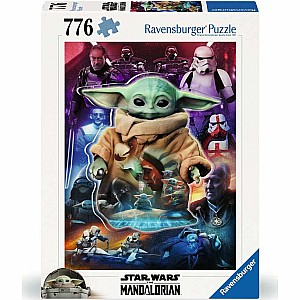 Star Wars Grogu's Journey Shaped (776 pc Large Format Puzzle)