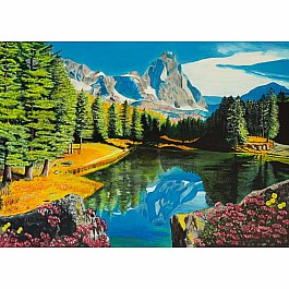 Rocky Mountain Reflections (300 Piece Large Format)