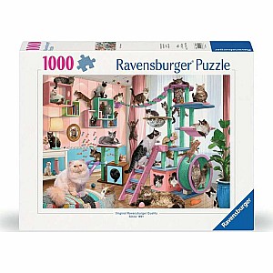 Cat Tree Heaven 1000 Piece Puzzle