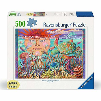 Ravensburger "Sun and Sea" (500 pc Large Format Puzzle)