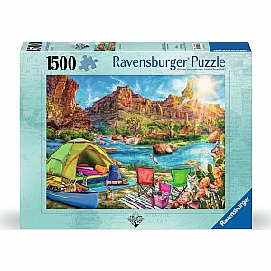 Canyon Camping (1500 Piece Puzzle)