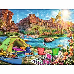 Canyon Camping (1500 Piece Puzzle)