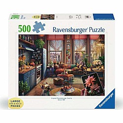 Ravensburger "Cozy Boho Studio" (500 Pc Large Format Puzzle)