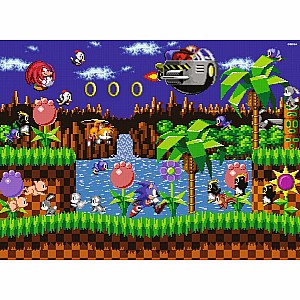 Jigsaw Puzzle Classic Sonic - 500 Pieces Puzzle