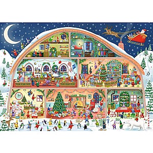 Jigsaw Puzzle Santa's Workshop - 1000 Pieces Puzzle