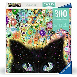 Jigsaw Puzzle Kaleidoscope Kitty - 300 Pieces Puzzle