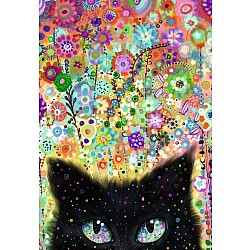 Jigsaw Puzzle Kaleidoscope Kitty - 300 Pieces Puzzle