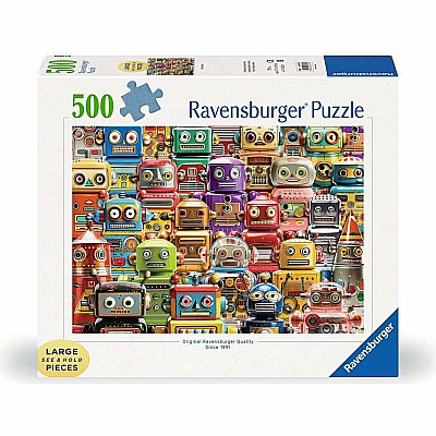 Retro Robots 500 Pc Large Format