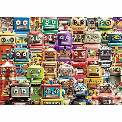 Retro Robots 500 Pc Large Format