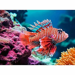 Ravensburger "Red Lionfish" (500 pc Puzzle)