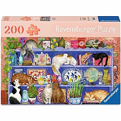 Cats on Shelf Puzzle (200 pc)