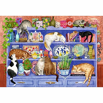 Ravensburger "Cats on Shelf" (200 pc XL Puzzle)