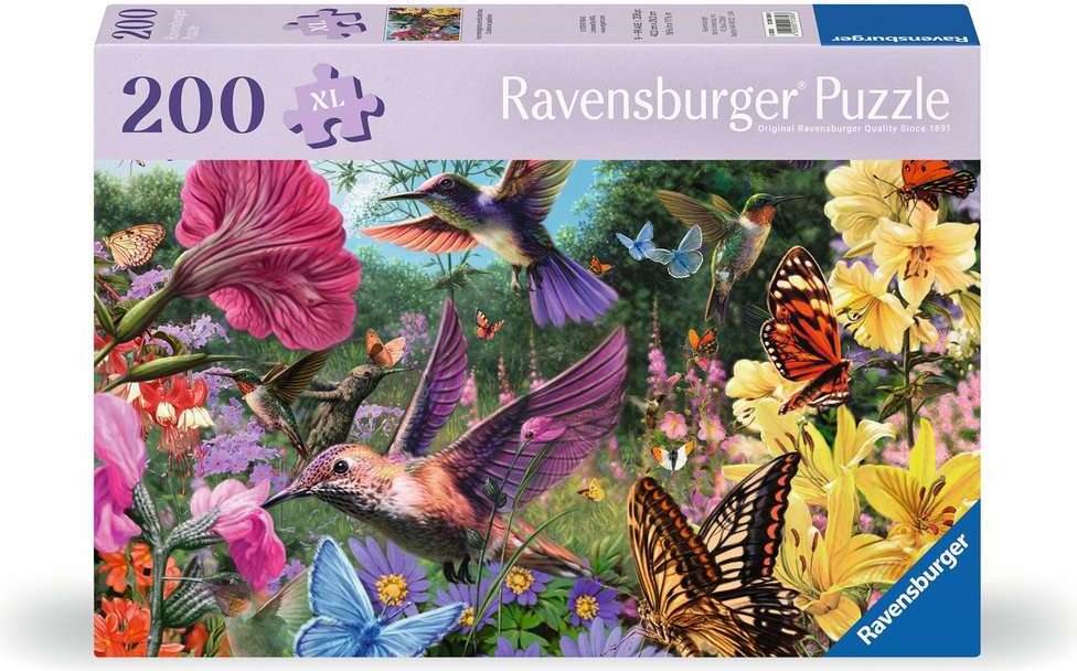 Hummingbirds and Butterflies Puzzle (200 pc)