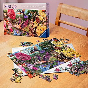 Hummingbirds and Butterflies Puzzle (200 pc)