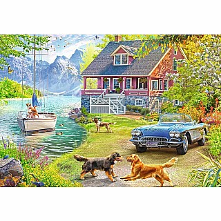 Summer Lake House Puzzle (200 pc)