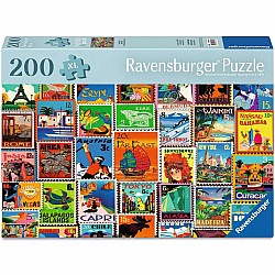 Travel Stamps Puzzle (200 pc)
