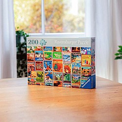 Travel Stamps Puzzle (200 pc)