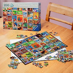 Travel Stamps Puzzle (200 pc)