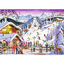 Greg Paprocki: Christmas Slopeside Spirit Puzzle (1000 pc)
