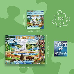 Yellowstone National Park 500 Pc Puzzle
