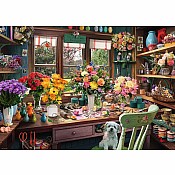 Flower Arranger's Shed 1000 Pc Puzzle