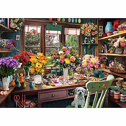 Flower Arranger's Shed 1000 Pc Puzzle