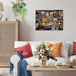 Flower Arranger's Shed 1000 Pc Puzzle