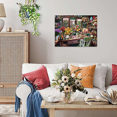 Flower Arranger's Shed 1000 Pc Puzzle