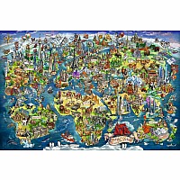 World Map 5000 Piece Puzzle