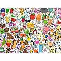 Cute Kawaii Chaos 500 Pc Puzzle