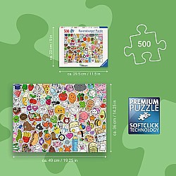 Cute Kawaii Chaos 500 Pc Puzzle