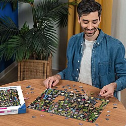 Ravensburger "Floating Market, Indonesia" (500 Pc Puzzle)