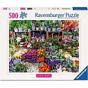 Flower Market, France 500 Pc Puzzle
