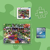 Flower Market, France 500 Pc Puzzle