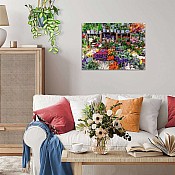 Flower Market, France 500 Pc Puzzle