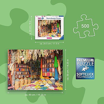 Ravensburger "Colorful Spices, Morocco" (500 Pc Puzzle)