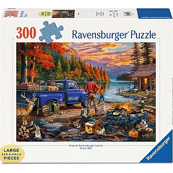 Ravensburger "Sunset Lake" (300 Pc Large Format Puzzle)
