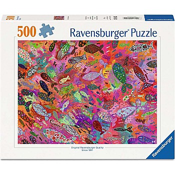 Ravensburger "Fish in Fuchsia" (500 Pc Puzzle)