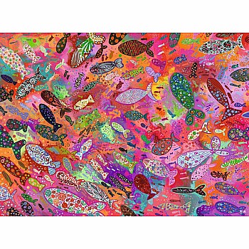 Ravensburger "Fish in Fuchsia" (500 Pc Puzzle)