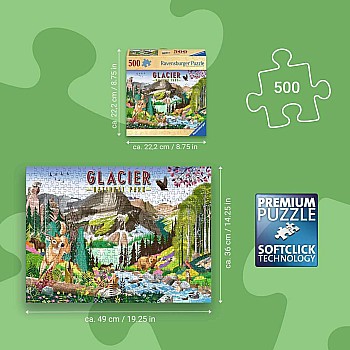 Ravensburger "Glacier National Park" (500 Pc Puzzle)