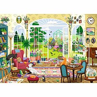 Summer Garden Parlour 1000 Pc Puzzle